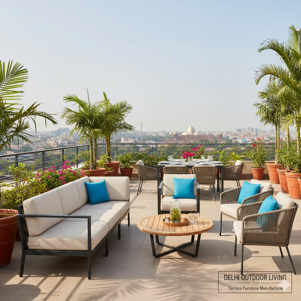 Terrace furniture manufacturer in delhi